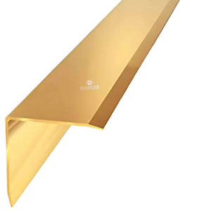 L Köşe Profili, 2x2cm Gold Renk