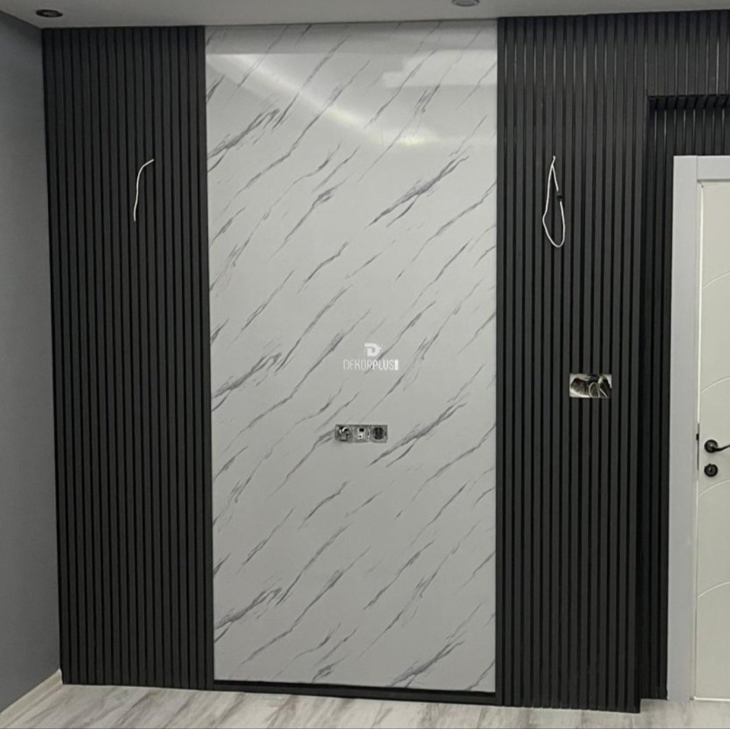 122x280cm Iceberg Mermer Desenli Pvc Duvar Paneli