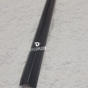 L Köşe Profil, 1.5x1.5cm Siyah Renk