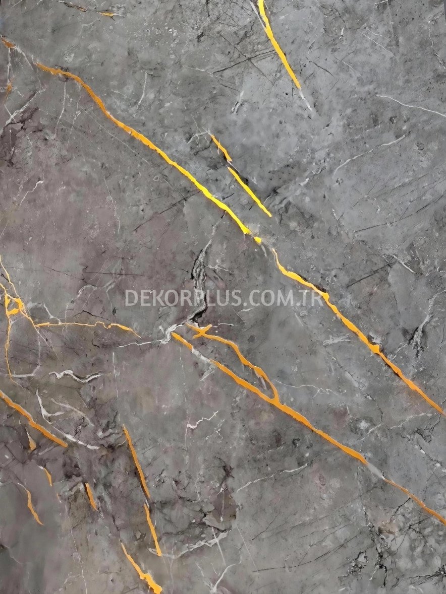 122x280cm Orvia Gold 213 Mermer Desenli Pvc Duvar Paneli