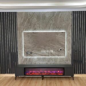 122x280cm Marmori Grey Mermer Desenli Pvc Duvar Paneli