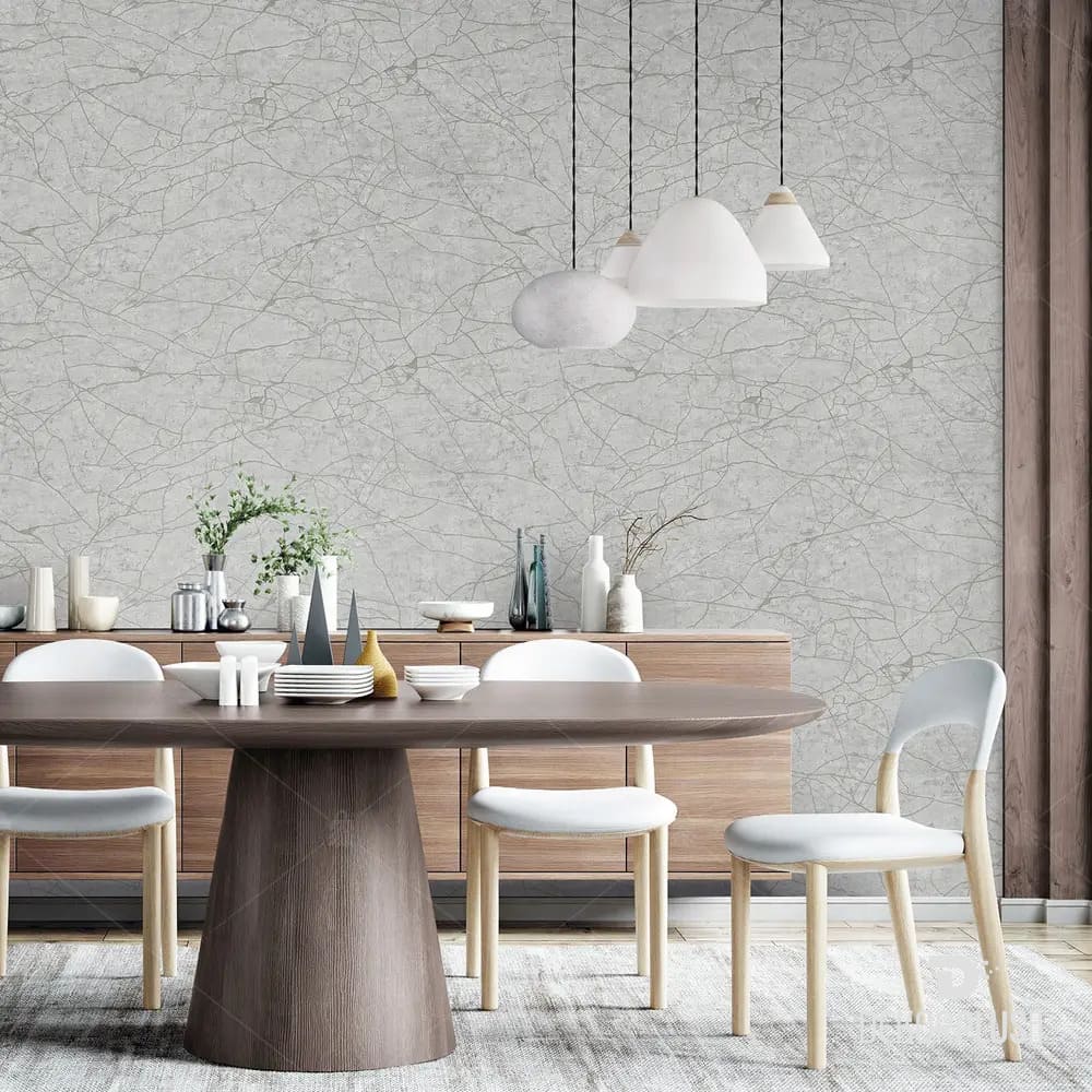 Roka 23107-3 Gri Renk, Çizgisel Desen Duvar Kağıdı - Görsel 2