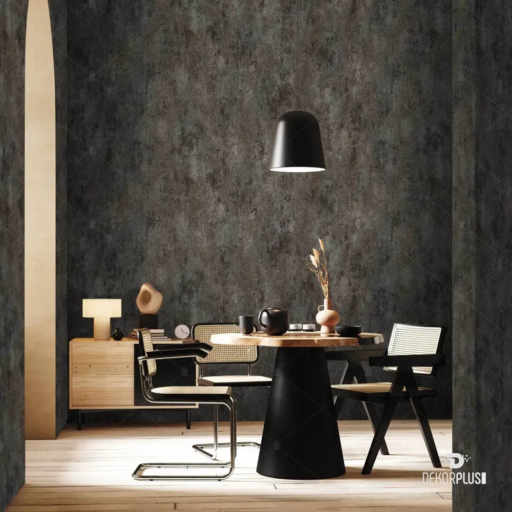 Roka 23111-6 Gri Bakır Renk, Düz Desen Duvar Kağıdı