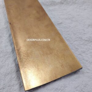 Oval Eskitme Gold Polimer Lambri