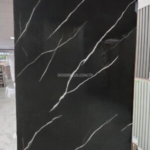 122x244cm Carrara Black Esnek PVC Duvar Paneli