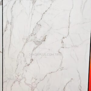 122x280cm Bianco Carrara Mermer Desenli Pvc Duvar Paneli