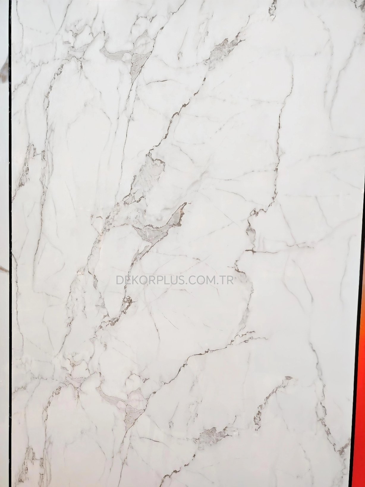 122x280cm Bianco Carrara Mermer Desenli Pvc Duvar Paneli