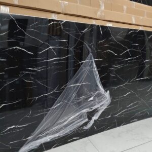 122x244cm Black White Pvc Duvar Paneli
