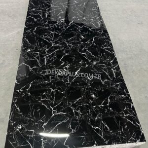 122x280cm Black White Mermer Desenli Pvc Duvar Paneli