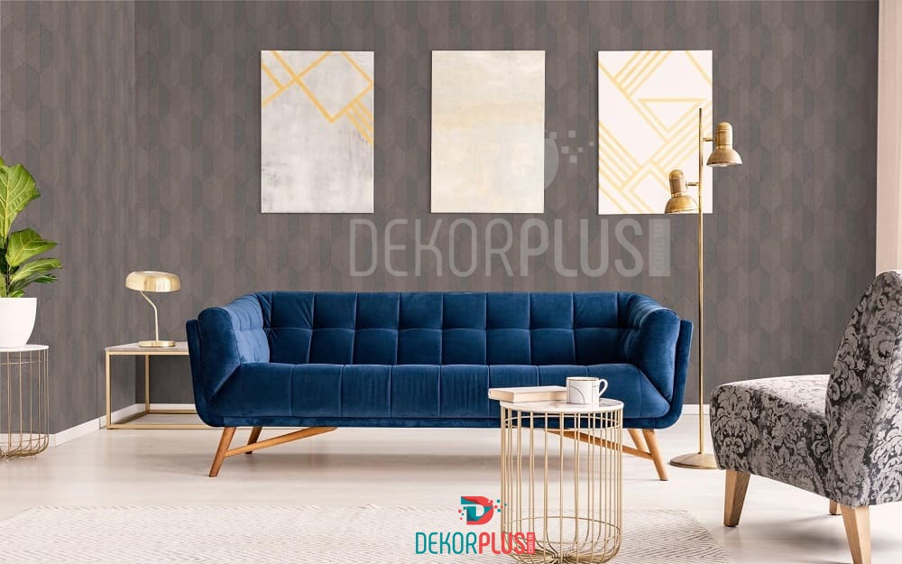 Vera 1501-5 Gri Kahverengi Geometrik Desen Duvar Kağıdı - Görsel 3