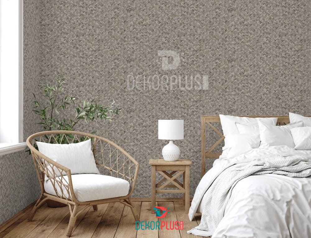 Vera 1511-5 Kahverengi Renk, Geometrik Desen Duvar Kağıdı DPAV-21511E - Görsel 3